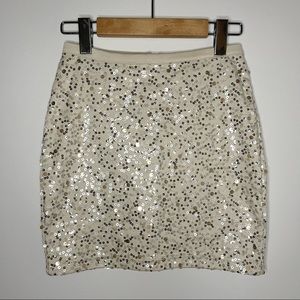 H&M Sequin Mini Skirt
